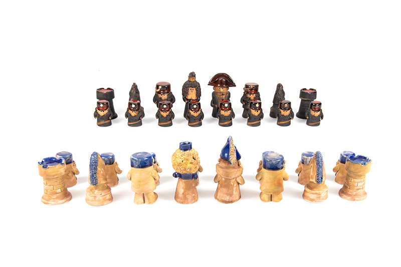 Napoleonic Chess Set, date unknown