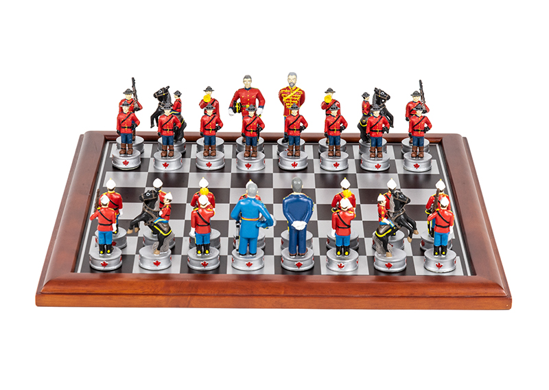 Royal Canadian Mounted Police Chess Set, date unknown