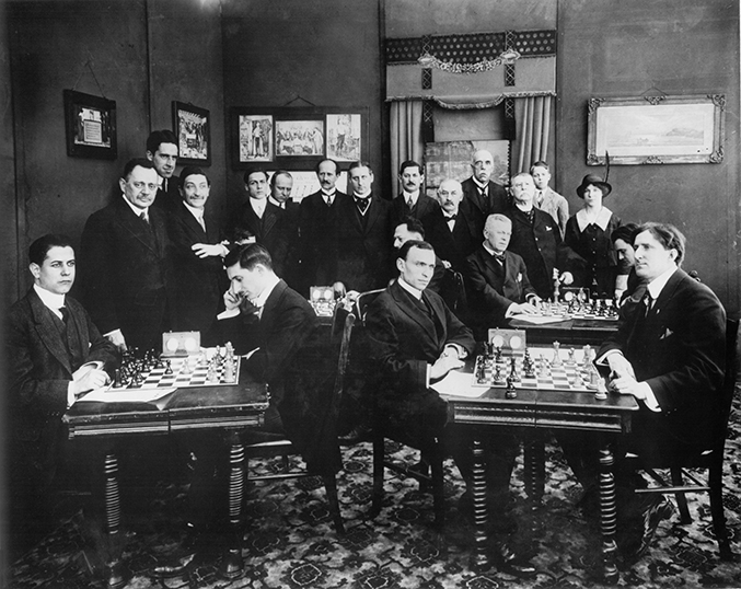 Competitors Playing in the 1915 New York Masters Tournament