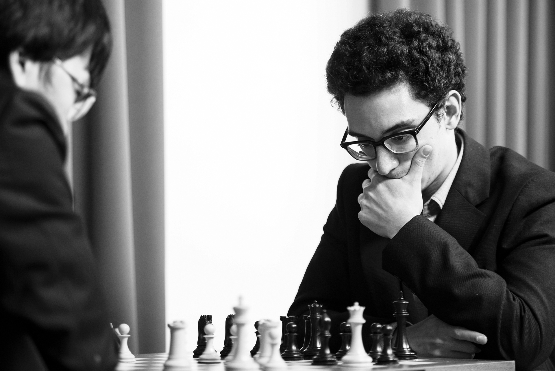 GM Fabiano Caruana at the Saint Louis Rapid & Blitz tournament