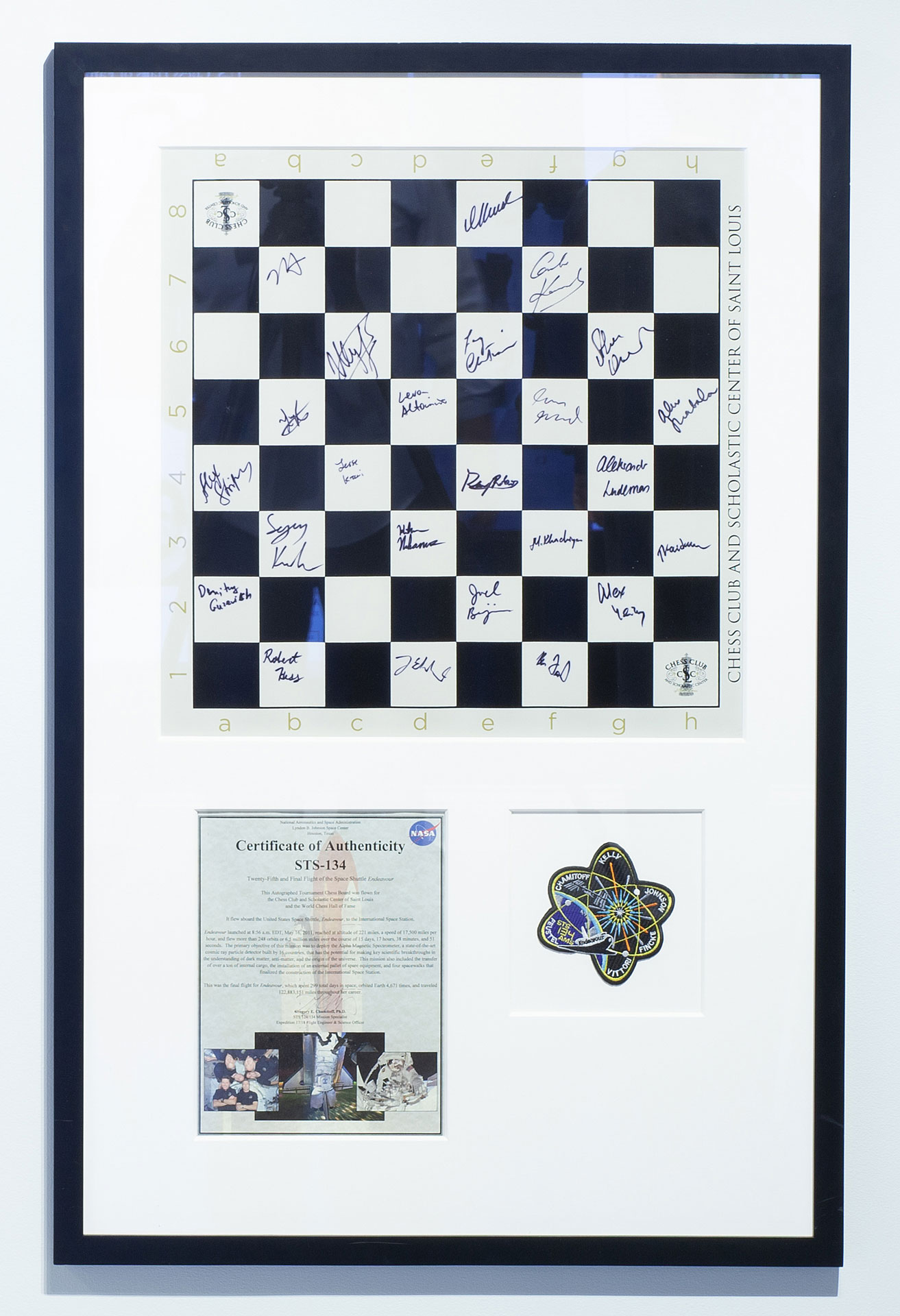 Endeavor Space Shuttle Chessboard, 2011