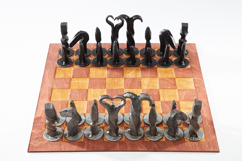 Hand Forged Chess Set, 2018