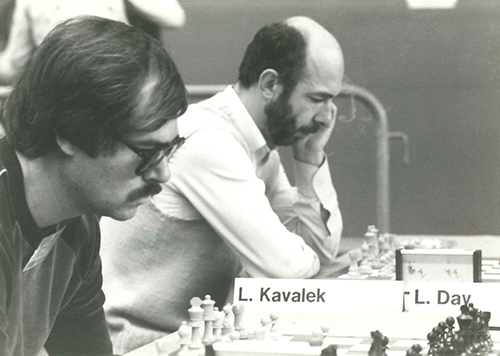 GMs Walter Browne and Lubomir Kavalek at the 1982 Olympiad