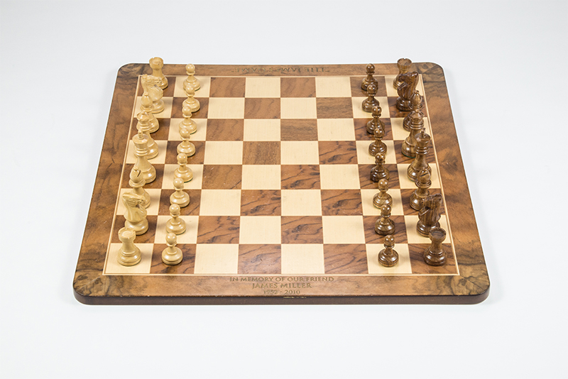 The James Game Chess Set and Board, 2010