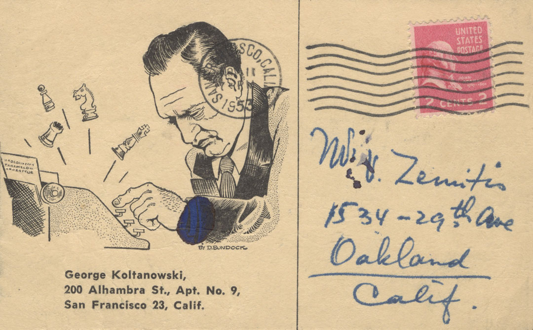 Koltanowski postcard