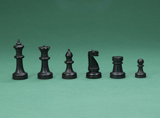 Staunton Style Chess Set, c 1900s