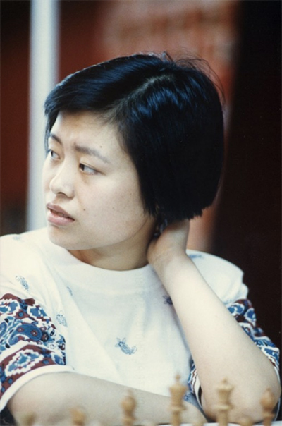 GM Xie Jun at the 1992 Chess Olympiad