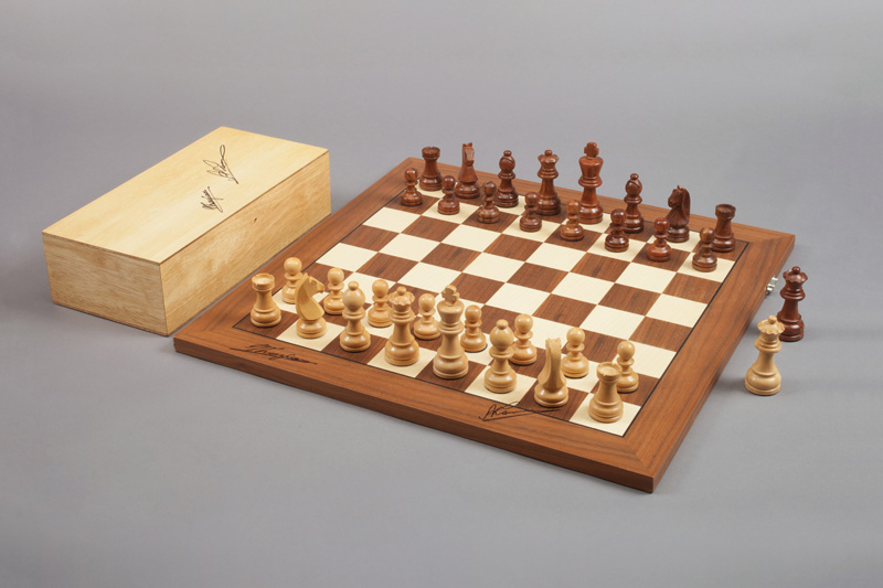 Kasparov/Karpov Signature Board, 2002